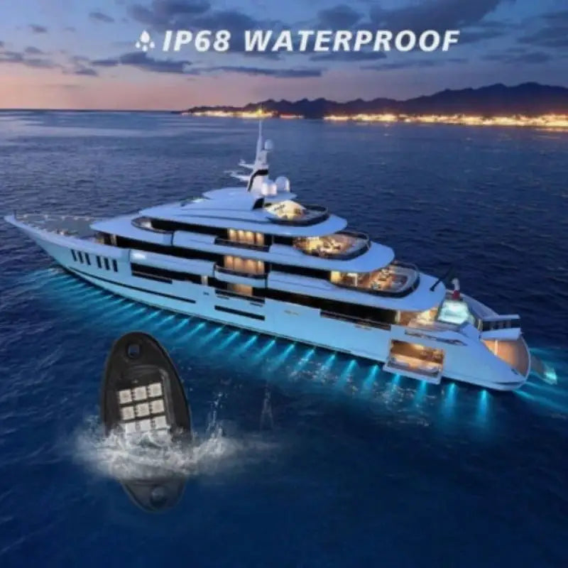 8-Pod RGB Rock Light LED Chassis Strip