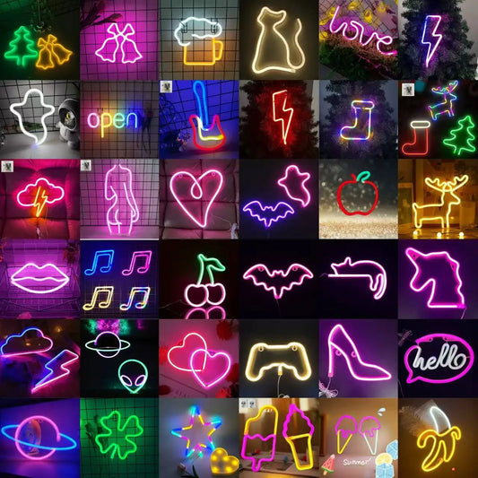 Neon RGB Light Signs
