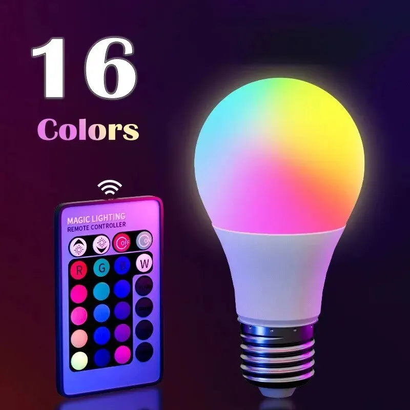 16 Color RGB Bulb 220V